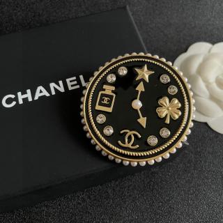 Perfume bottle double C brooch  19usd